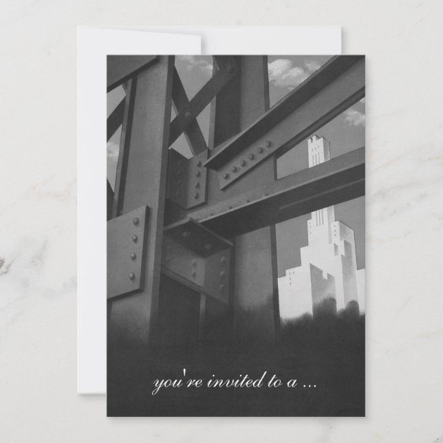 Edificio de Rascacielos Antiguo, Invitación de Jub (Anverso)