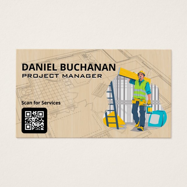 Edificio de trabajadores de construcción en el lug (Frente)