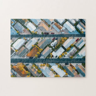 Edificio del barrio Jigsaw Puzzle Complex Jigsaw