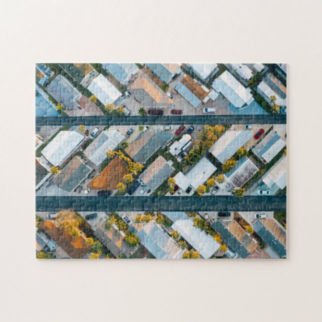 Edificio del barrio Jigsaw Puzzle Complex Jigsaw (Horizontal)