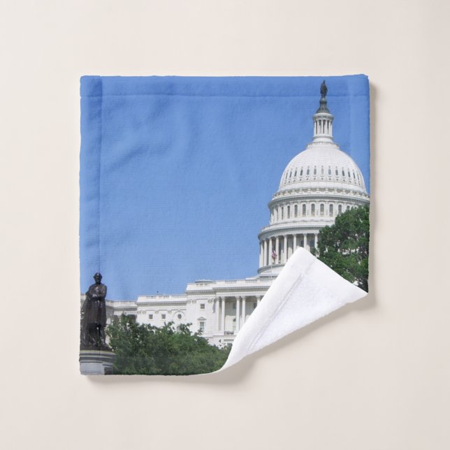 Edificio del Capitolio en Washington DC (Toallita)