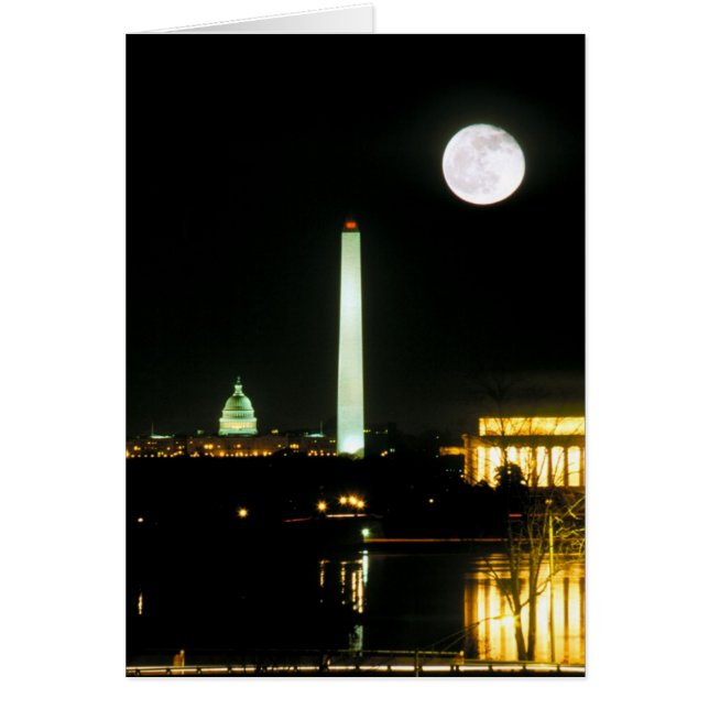 Edificio del Capitolio, Monumento a Lincoln, Washi (Frente)