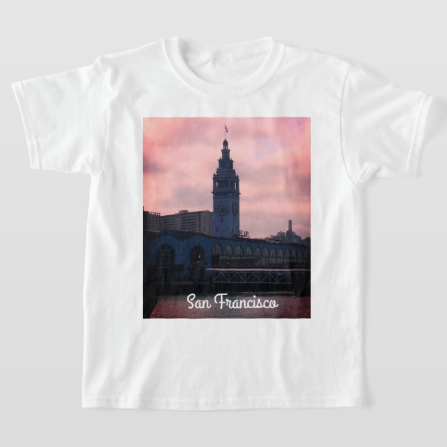 Edificio del ferry de San Francisco #8-2 camiseta (Distribución)