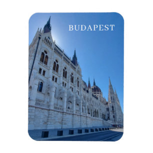 Edificio del Parlamento de Budapest imán de visión