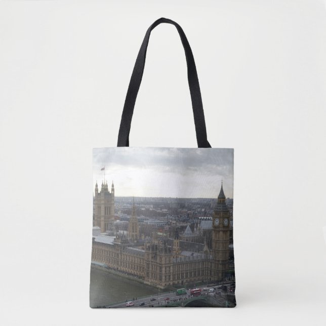 Edificio del Parlamento de Londres y la bolsa Big  (Anverso)