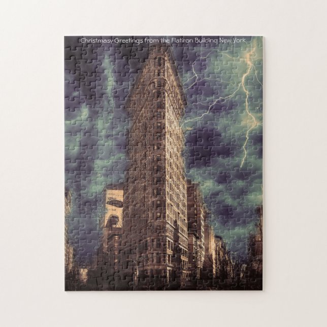 Edificio Flatiron de Nueva York. Rompecabezas (Vertical)