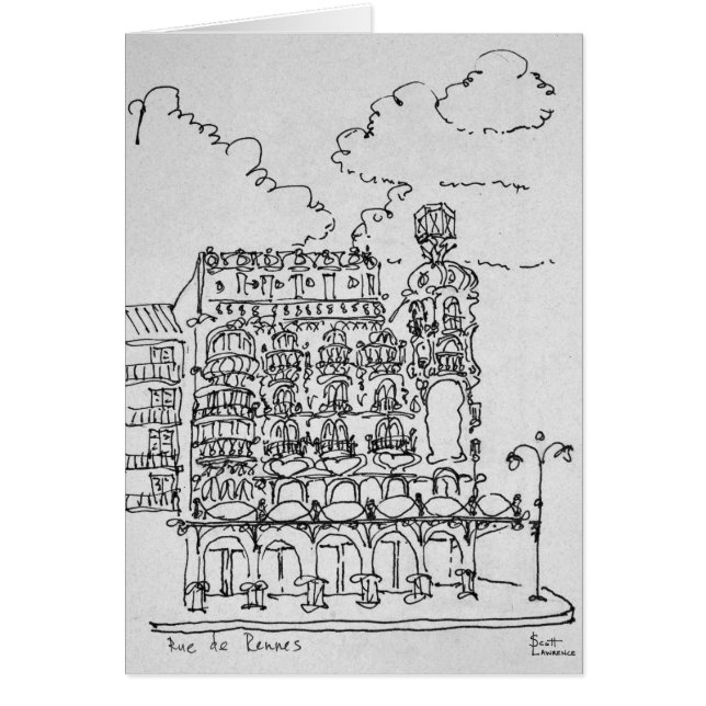 Edificio Haussmann | Rue de Rennes, París (Frente)