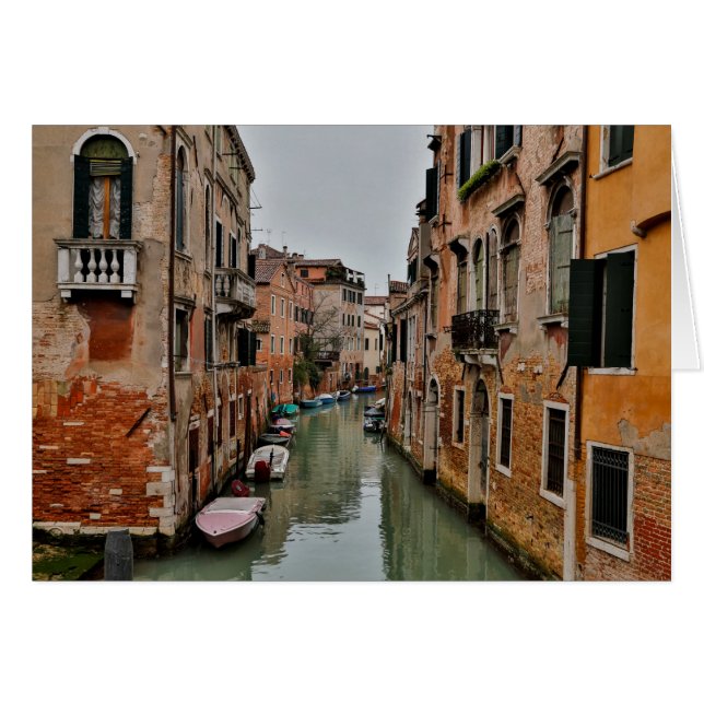 Edificios a lo largo de los canales de Venecia (Anverso (Horizontal))