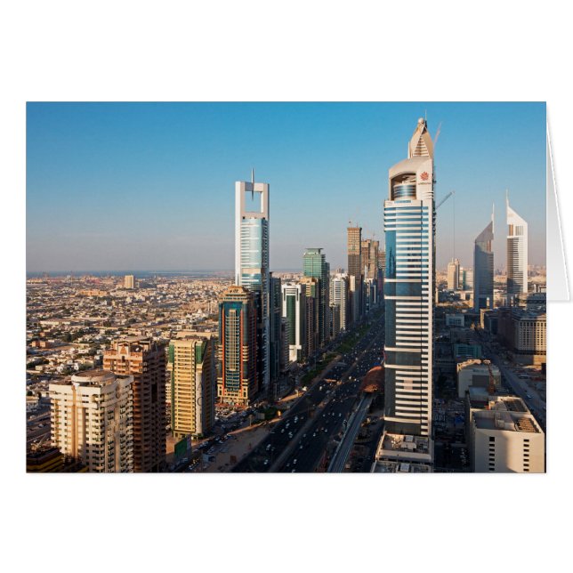 Edificios a lo largo de Sheikh Zayed Road, Dubai (Anverso (Horizontal))