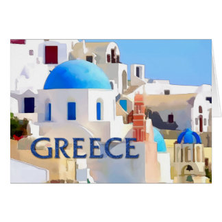 Edificios blancos ciegos en Grecia