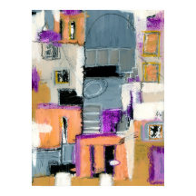 Edificios de Arte de Expresionismo Abstracto Pintu