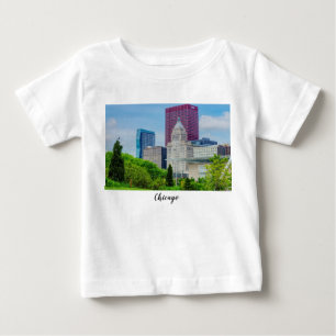 Edificios De La Camiseta Bebé De Chicago