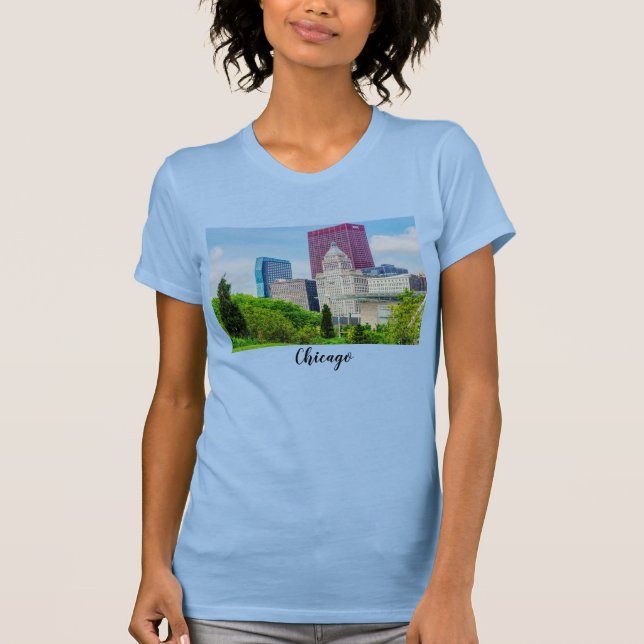 Edificios De La Camiseta De Chicago (Anverso)