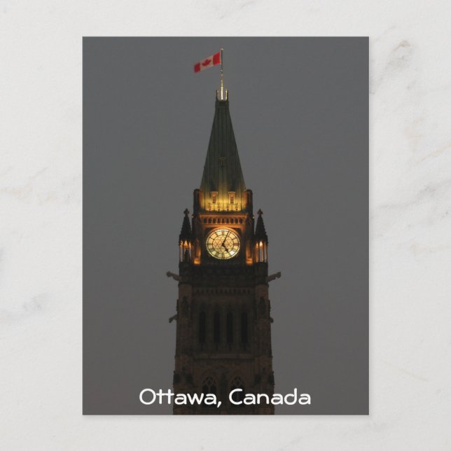 Edificios del Parlamento Ottawa - Tarjeta postal (Anverso)