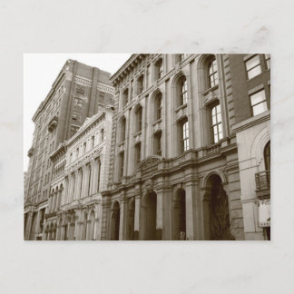 Edificios en postales de tonos sepia