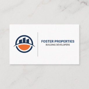 Edificios inmobiliarios   Tarjeta de visita de pro