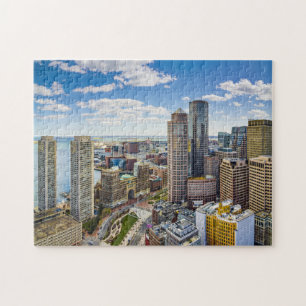 Edificios modernos de Boston: Puzzle Jigsaw