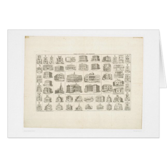 Edificios públicos de San Francisco (1372A) (Anverso (Horizontal))