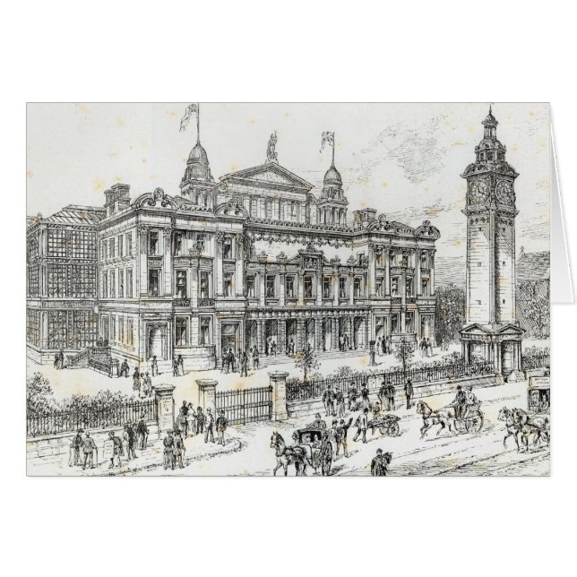 Edificios terminados del Palacio del Pueblo (Anverso (Horizontal))