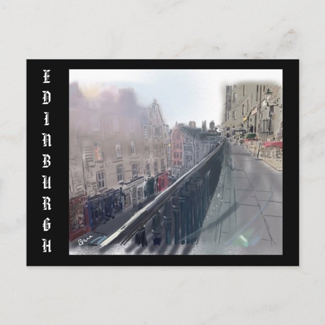 Edimburgo, Escocia  Grassmarket Tarjeta postal (Anverso)
