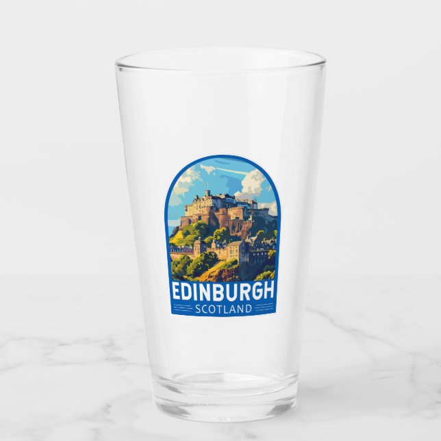 Edimburgo Escocia Viaje Arte Vintage (Anverso)