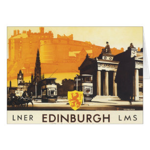 Edimburgo vía LNER Rail Poster