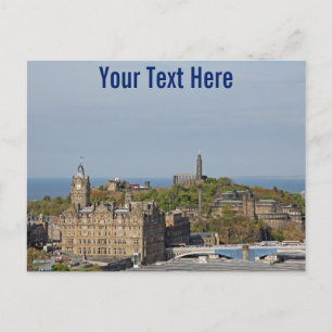 Edinburgh, Escocia postal personalizable