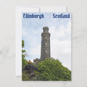 Edinburgh, tarjeta de Escocia