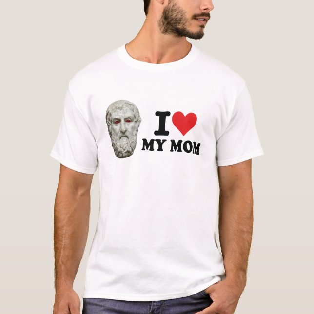 Edipo "Amo a mi mamá" Camiseta (Anverso)