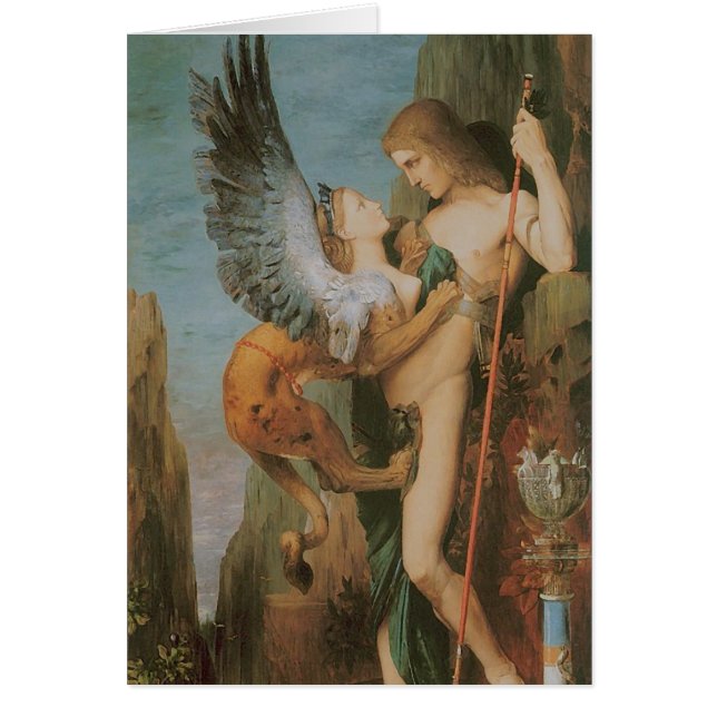 Edipo y la esfinge (Frente)