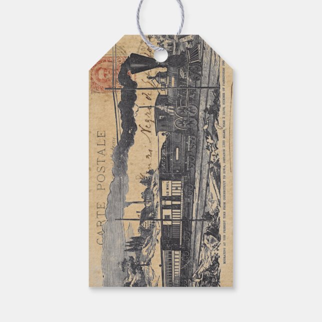 Edison Steampunk Journaling Etiqueta (Reverso)
