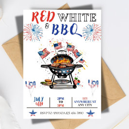 EDITABLE 4 de Julio Invitación del Partido, Blanco