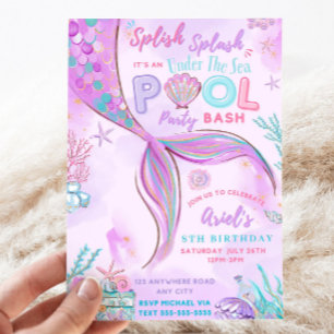 Editable Bajo La Invitación Al Cumpleaños De La Si