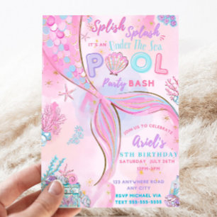Editable Bajo La Invitación Al Cumpleaños De La Si