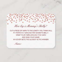 Editable Cómo de grande es la tarjeta Belly de mam