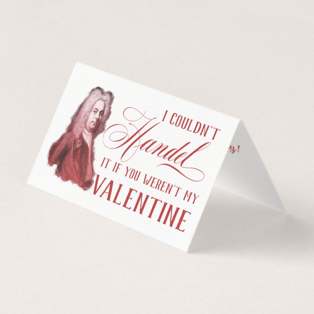EDITABLE Música Clásica con Tarjeta Handel Valenti (Anverso)