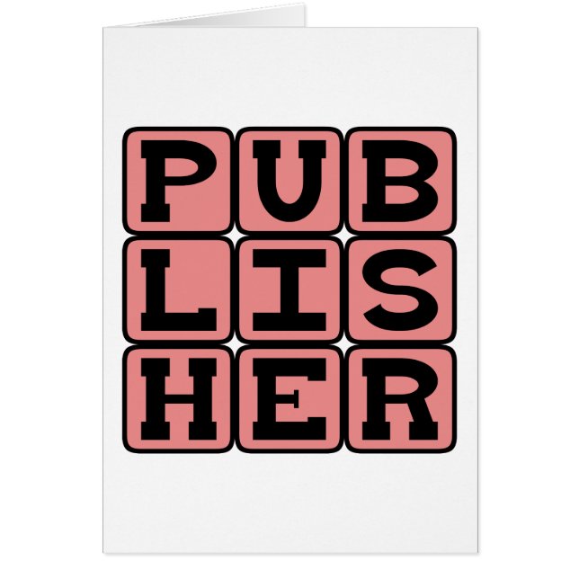 Editor, fabricante de libros (Frente)