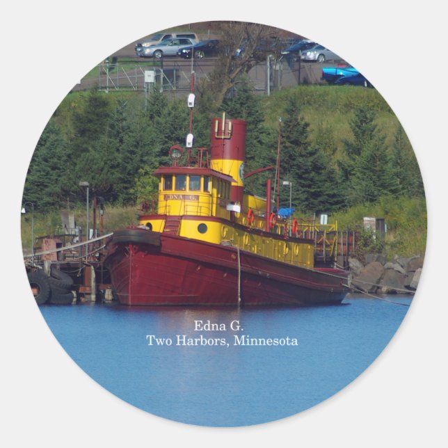 Edna G. pegatina (Anverso)