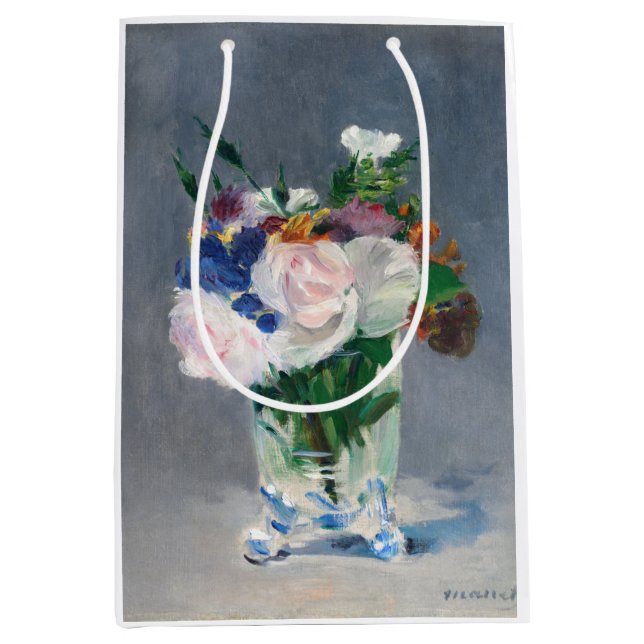 Edouard Manet - Flores en una bolsa de cristal (Anverso)