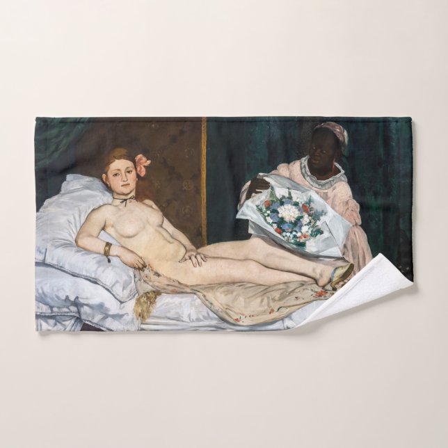 Edouard Manet - Olympia (Toalla de mano)