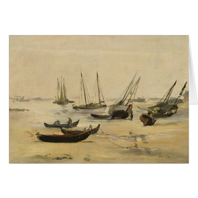 Edouard Manet | Playa, marea baja (Anverso (Horizontal))