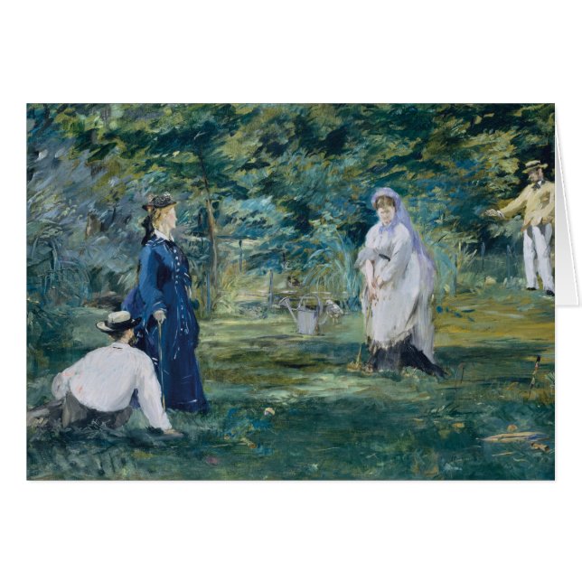 Edouard Manet - Un juego de croquet (Anverso (Horizontal))