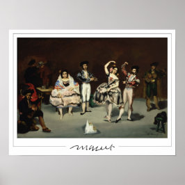 Édouard Manet Zedign Poster de Arte #18