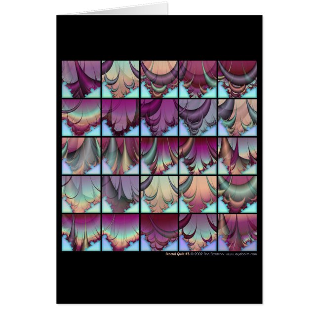 Edredón #3 del fractal (Frente)