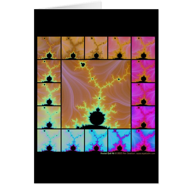 Edredón #6 del fractal (Frente)