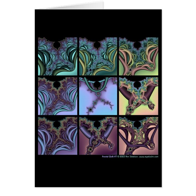 Edredón #7 del fractal (Frente)