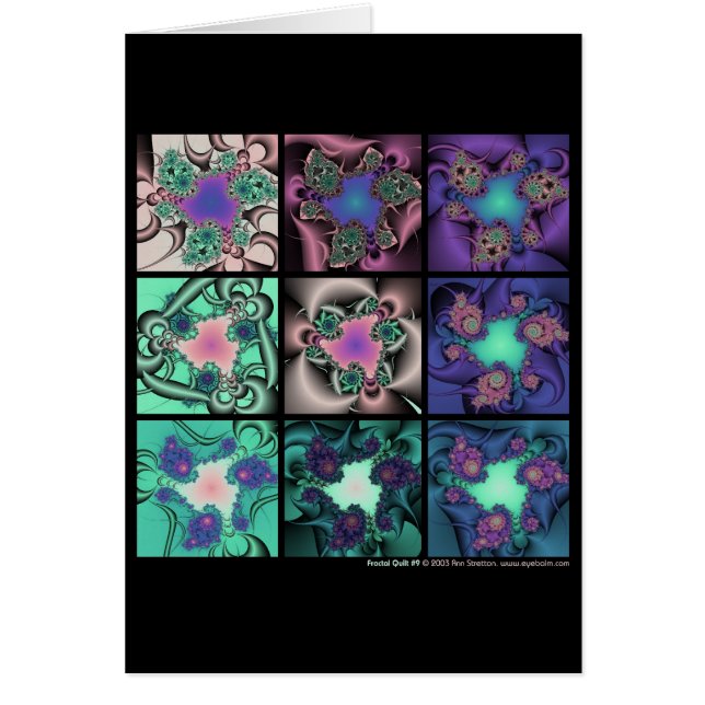 Edredón #9 del fractal (Frente)