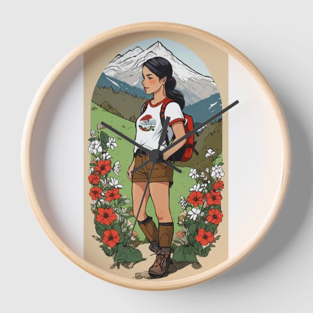 EDUCACIÓN ESCOLAR MOTIVACIÓN reloj de pared de dis (Anverso)