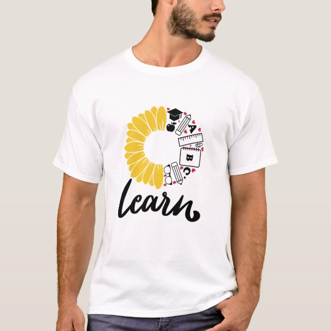 Educador Aprende Camisetas Para Maestros Camiseta (Anverso)