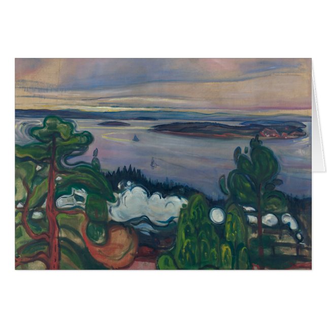 Edvard Munch - Humo de tren (Anverso (Horizontal))